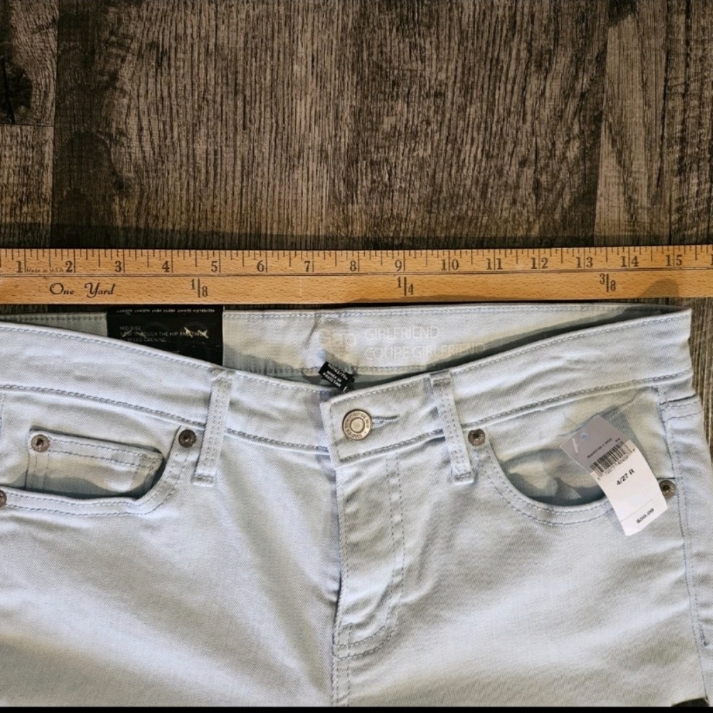 NWT LOT of #2 Womens GAP Pants Blue & Blu & Wht Stripes Size 4 - Picture 3 of 8